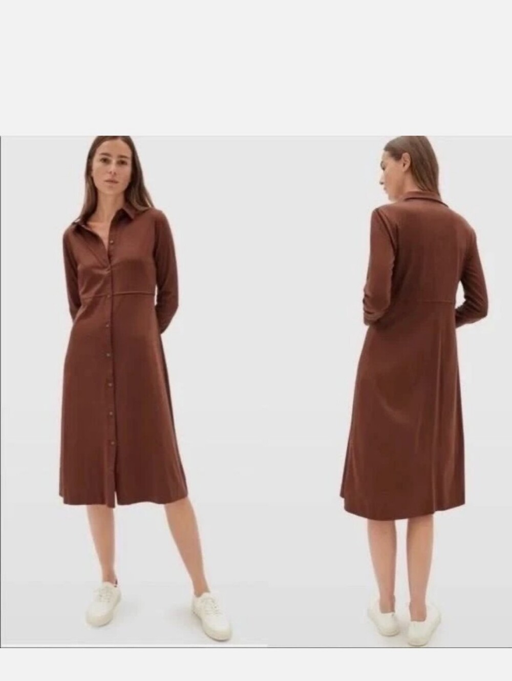 Everlane Women’s Button Front Shirt Dress Size Medium